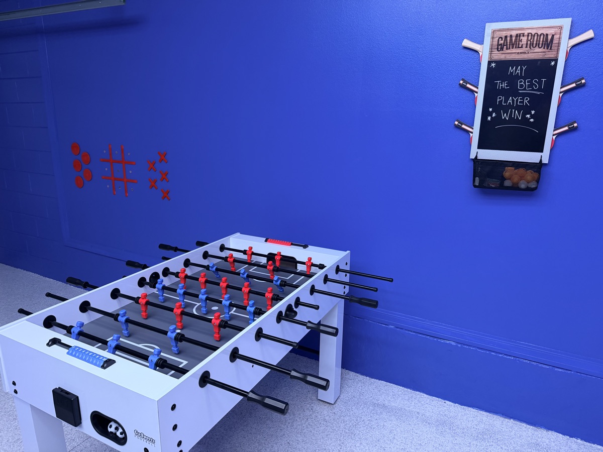 Castle Keys game room foosball table